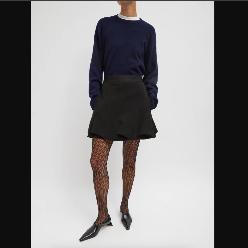 Tibi Wren Crepe Knit Skirt Size 0 NWT - Picture 7 of 8